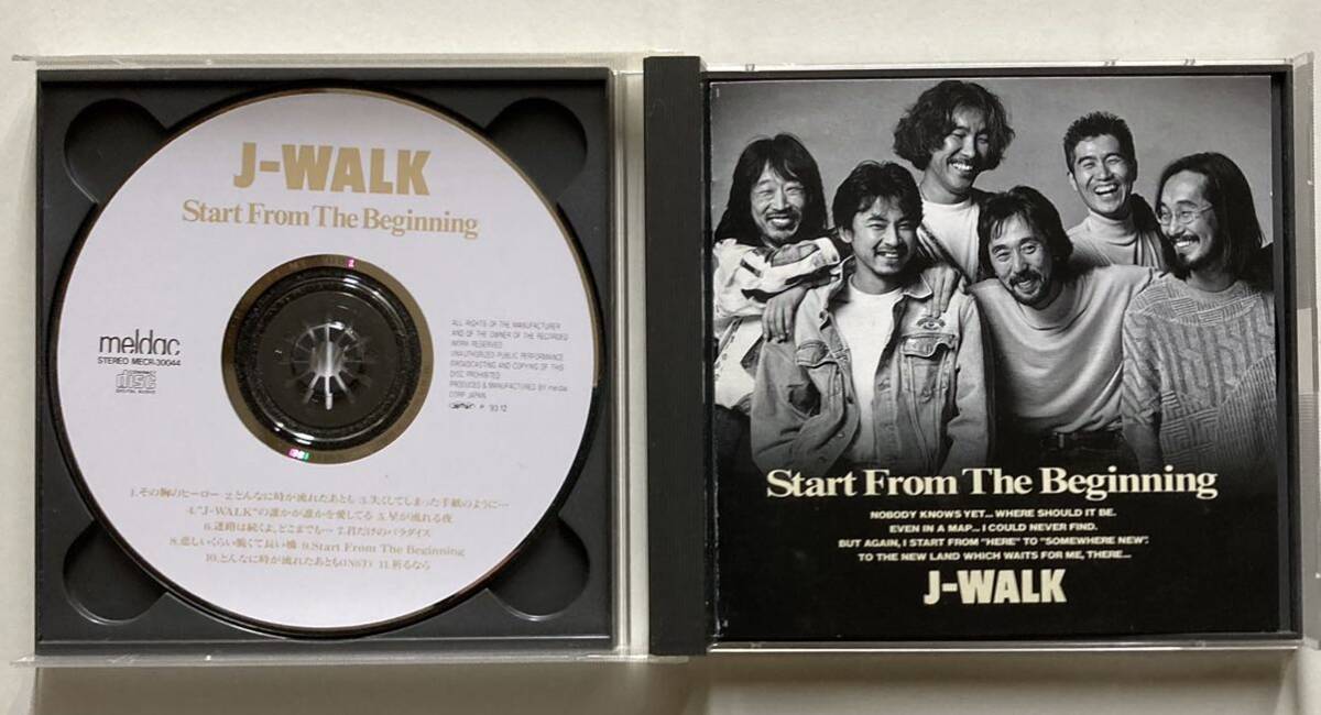 J-WALK Start From The Beginning CD 中古品 送料無料_画像2