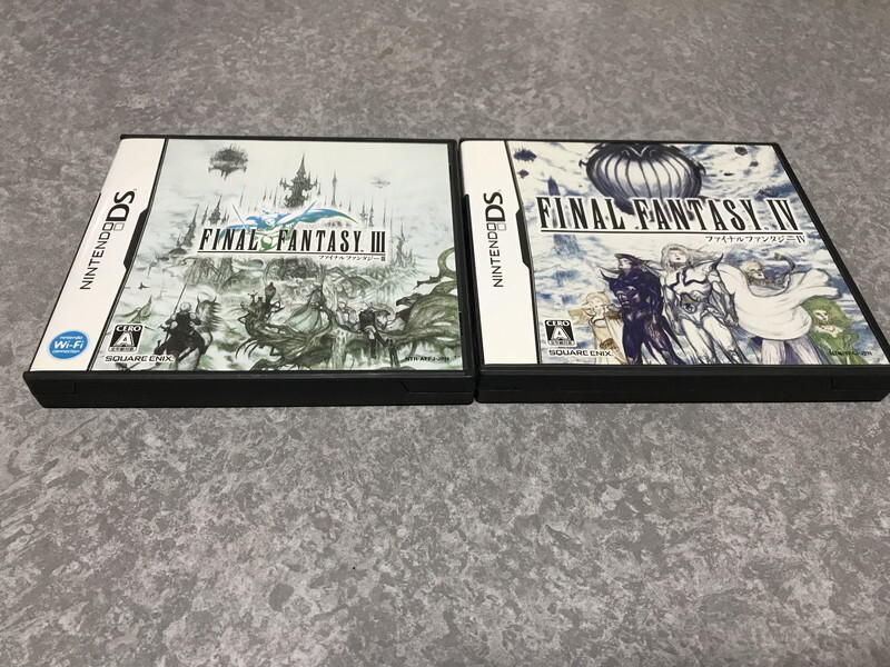 DS ソフト 2本セット ファイナルファンタジー 3と4 中古