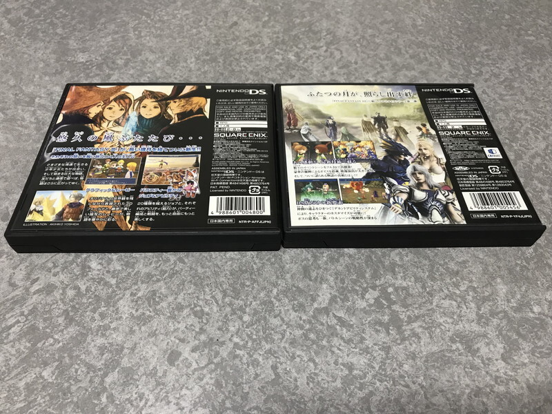 DS ソフト 2本セット ファイナルファンタジー 3と4 中古