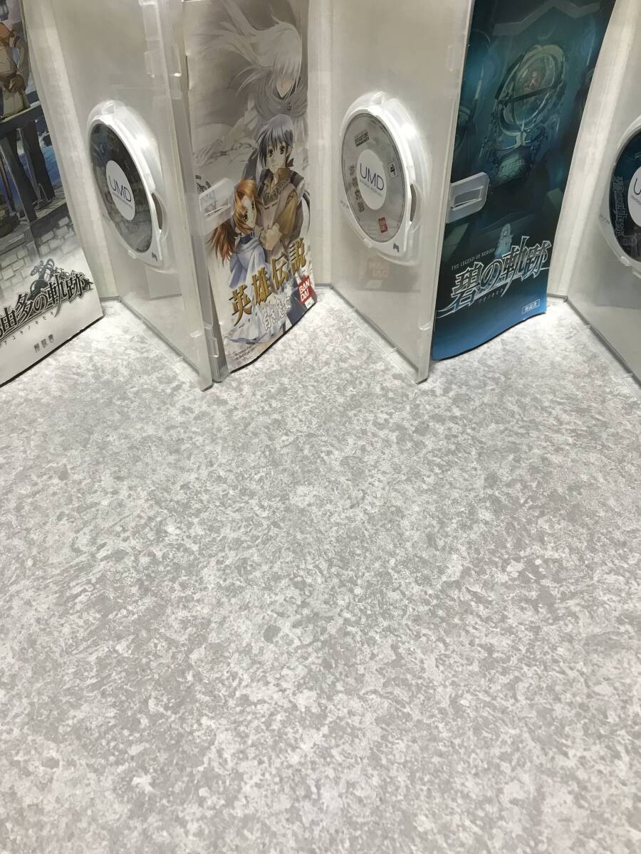 PSP ソフト 英雄伝説 6本セット 空の軌跡 SC/FC/3ｒｄ/那由多の軌跡/白き魔女/碧の軌跡 中古_画像4