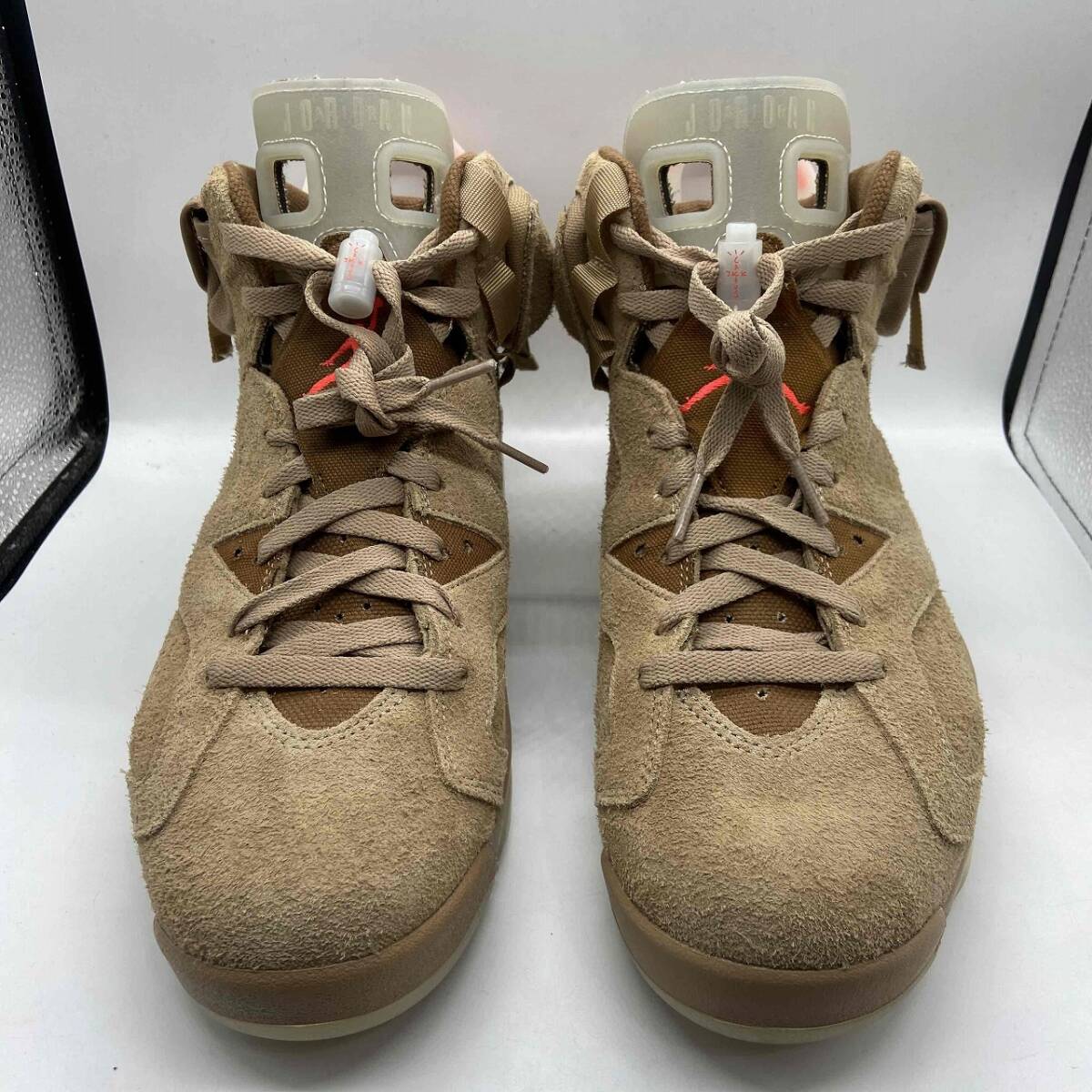 NIKE x TRAVIS SCOTT AIR JORDAN 6 RETRO SP 27.5cm DH0690-200 2021年トラヴィススコット エアジョーダンシックス レトロ スニーカー_画像4