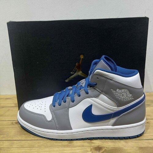 NIKE AIR JORDAN 1 MID "TRUE BLUE" 28.0cm DQ8426-014 ナイキ エアジョーダン ミッド トォルーブルー