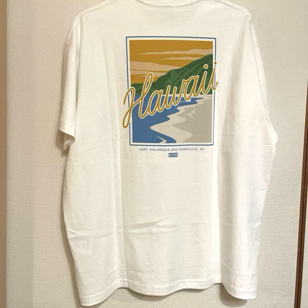 KITH Tシャツ ボックスロゴ ハワイ限定 ホワイト XLサイズ