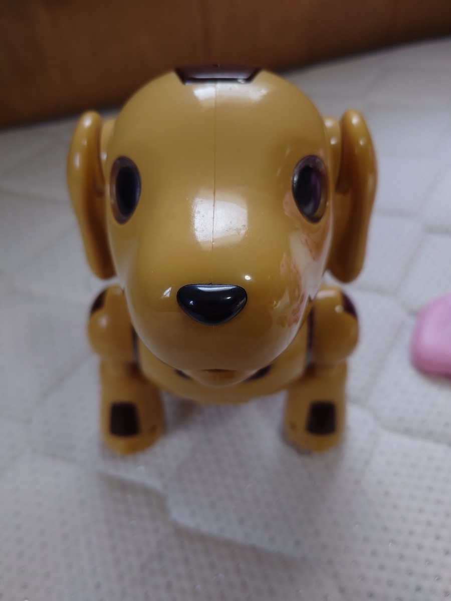 ロボット犬 リモコン ロボパピー フィギュア 2匹 ジャンク モカ、チェリー インテリア 犬 幼児玩具 ラジコン 訳あり_画像7