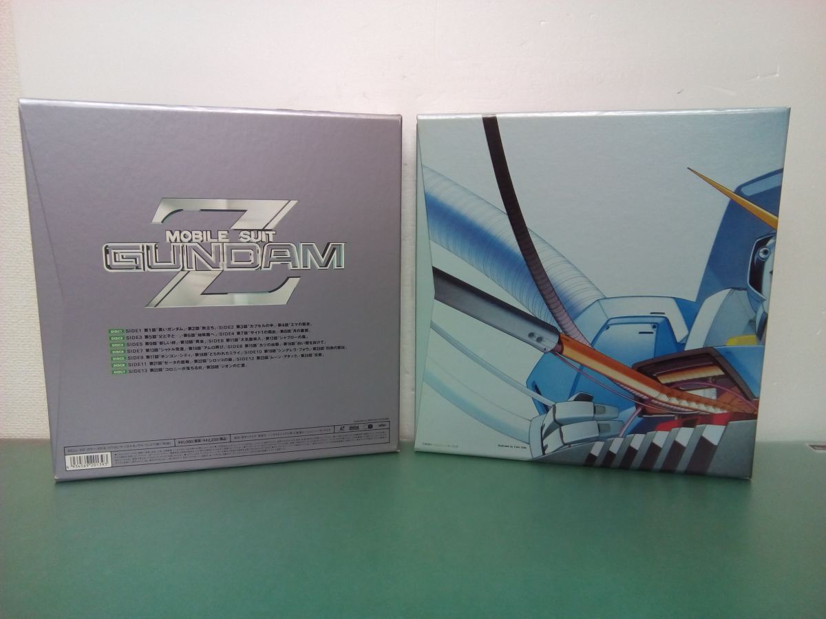 LD-BOX set sale / liquidation goods / Mobile Suit Gundam Z / 2 point set / memorial box PART.1&2 / explanation document / BELL-658/659 [M050]