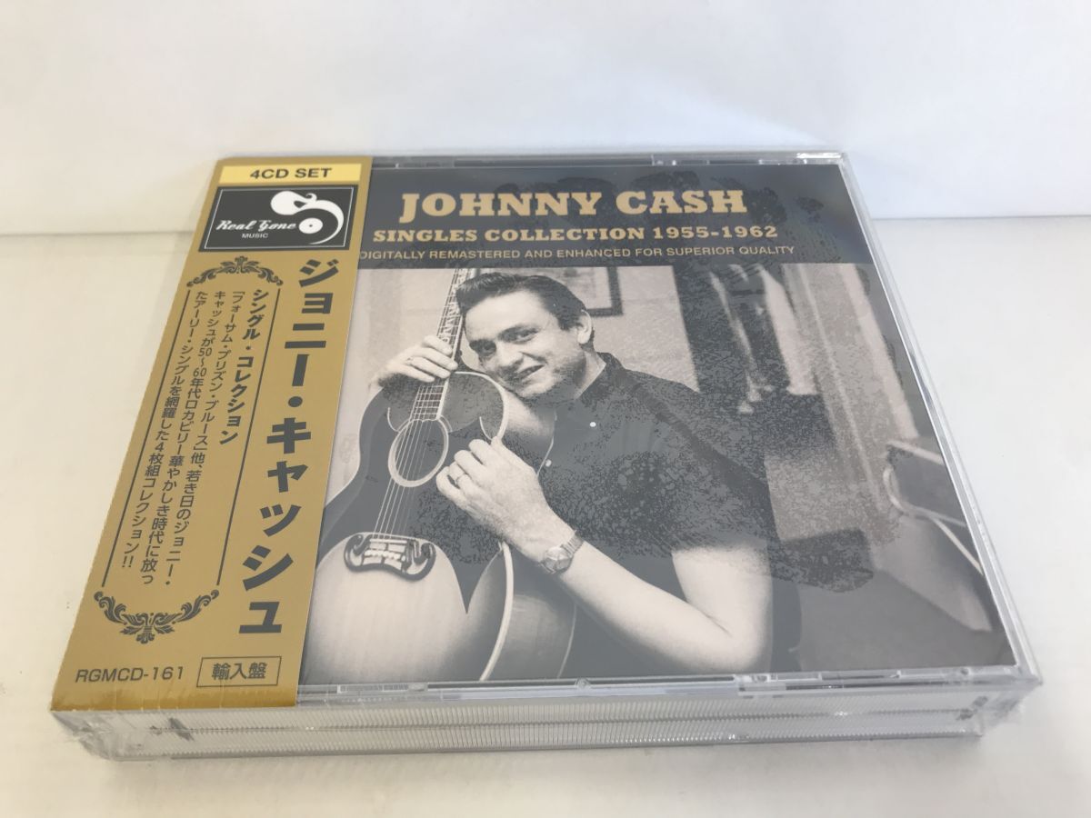 4枚組未開封CD/ジョニー・キャッシュ シングル・コレクション/ジョニー・キャッシュ/REAL GONE MUSIC/RGMCD-161/【M003】_画像1