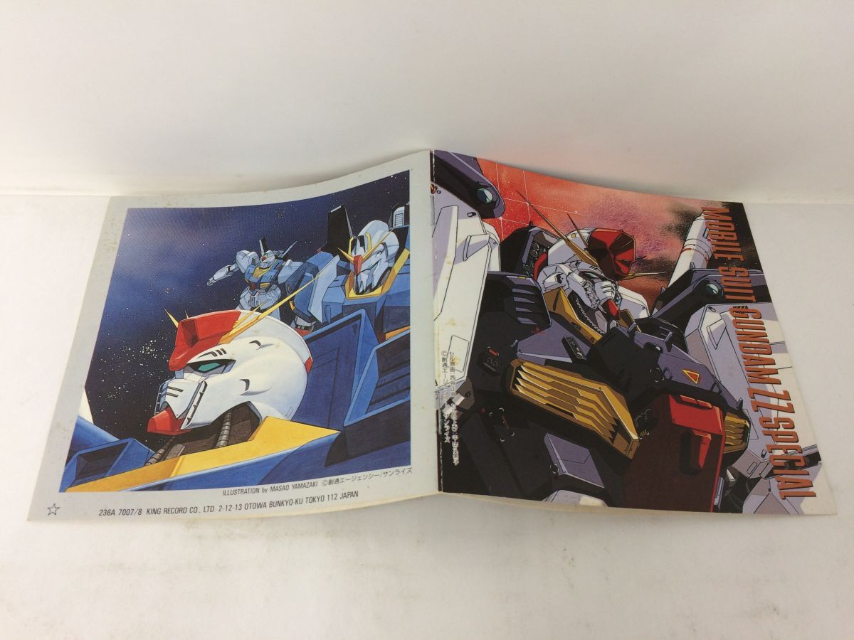 2 листов комплект CD/ Mobile Suit Gundam ZZ специальный / новый . правильный человек ... оригинальный др. /KING RECORD/236A7007~8/[M003]