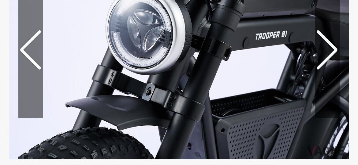  electric bike YADEA[TRP-01] black including carriage 