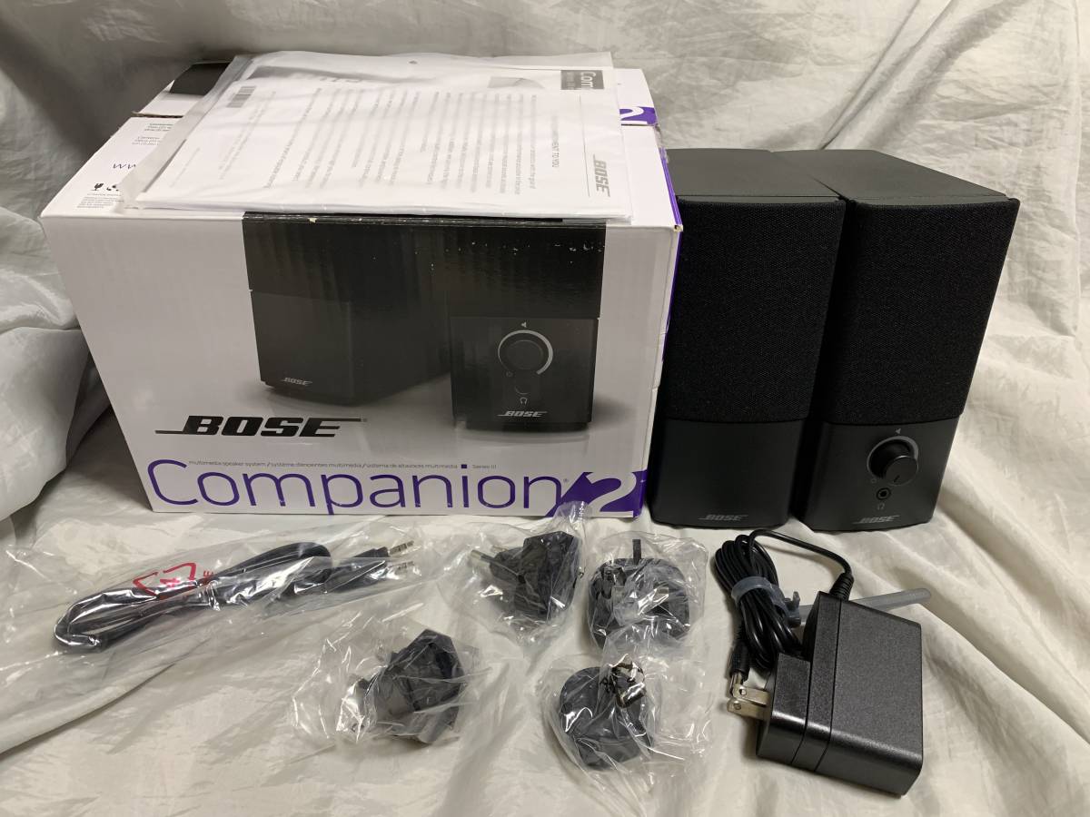 【超美品】BOSE bozu companion(陪伴員)2 series III multimedia speaker system 黑    原文:【超美品】BOSE ボーズ companion(コンパニオン)2 series III multimedia speaker system ブラック