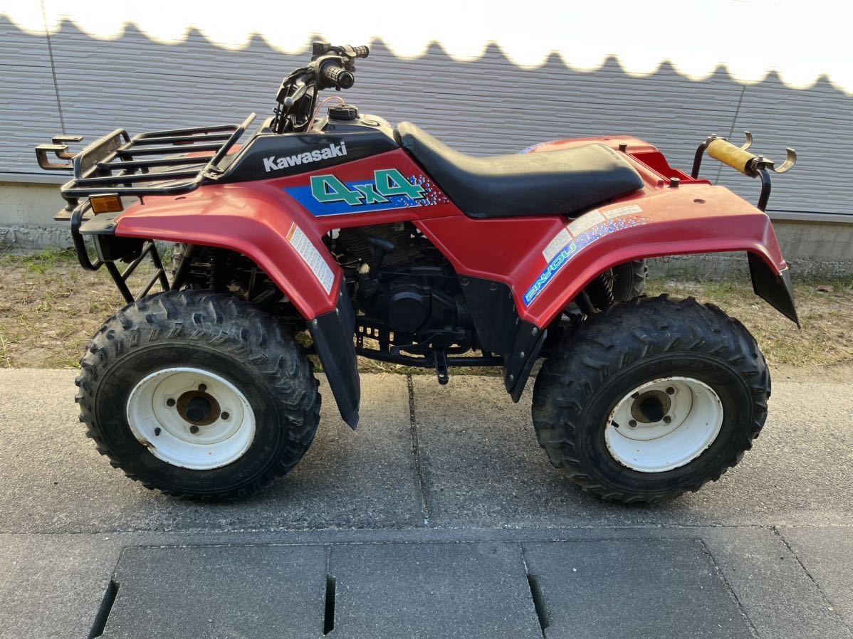 四輪バギー カワサキ 国産バギー 4輪バギー カワサキ BAYOU 300 4WD 希少 ATV 4サイクル ヤマハ スズキ ホンダ 中華バギー の画像1