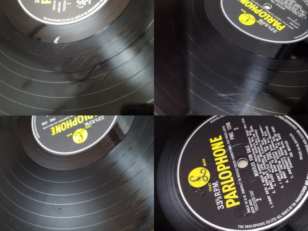 Beatles For Sale PMC1240 mono UK original matrix 3N/3N、 ビートルズ・フォーセール、英国盤、モノ、イエローパーロフォン の画像4
