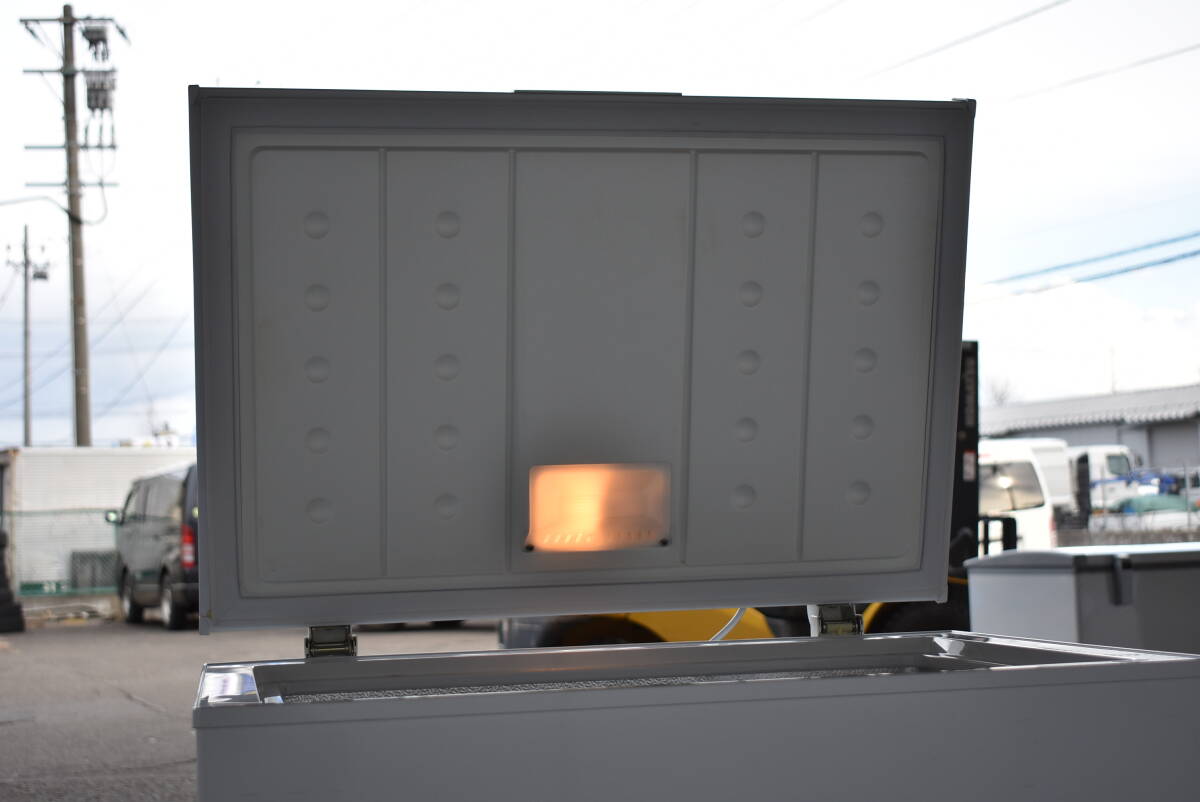 アイリスオーヤマ 冷凍ストッカー ICSD-14A-W 幅73cm 2019年製 ノンフロン冷凍庫 簡易動作確認済 現状品『引取歓迎』zyt1383ジ 60113-05の画像8