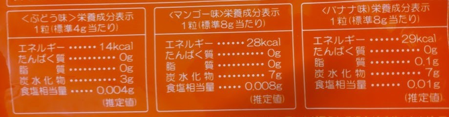 74個セット ま・る・で生グミアソート　マンゴー味・ぶどう味・バナナ味の3種類　全国送料無料　超フルーツ食感_画像5