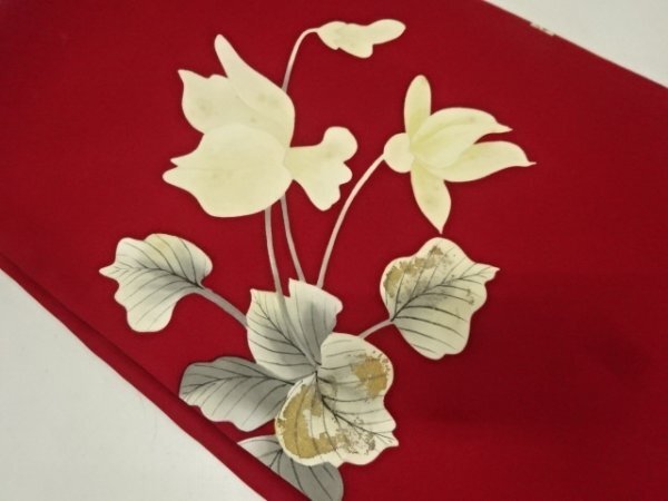 ys6895469; salt . hand ... flower pattern Nagoya obi [ antique ][ put on ]
