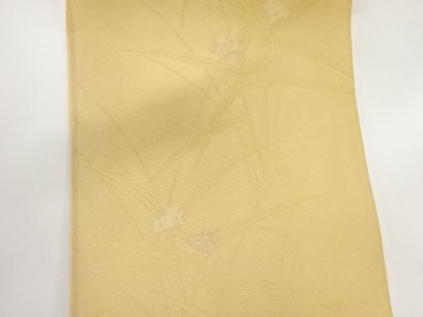 ys6905845; 紗 草花模様織出し袋帯（材料）【アンティーク】【着】_画像2