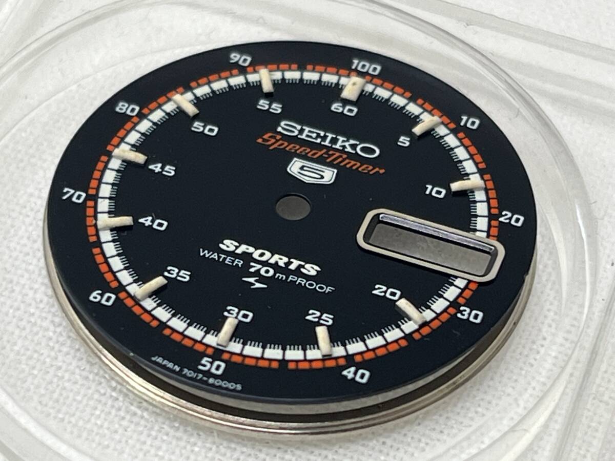 【M26】貴重品 SEIKO Speed-Timer SPORTS 7017-8000S 文字盤 部品用_画像3