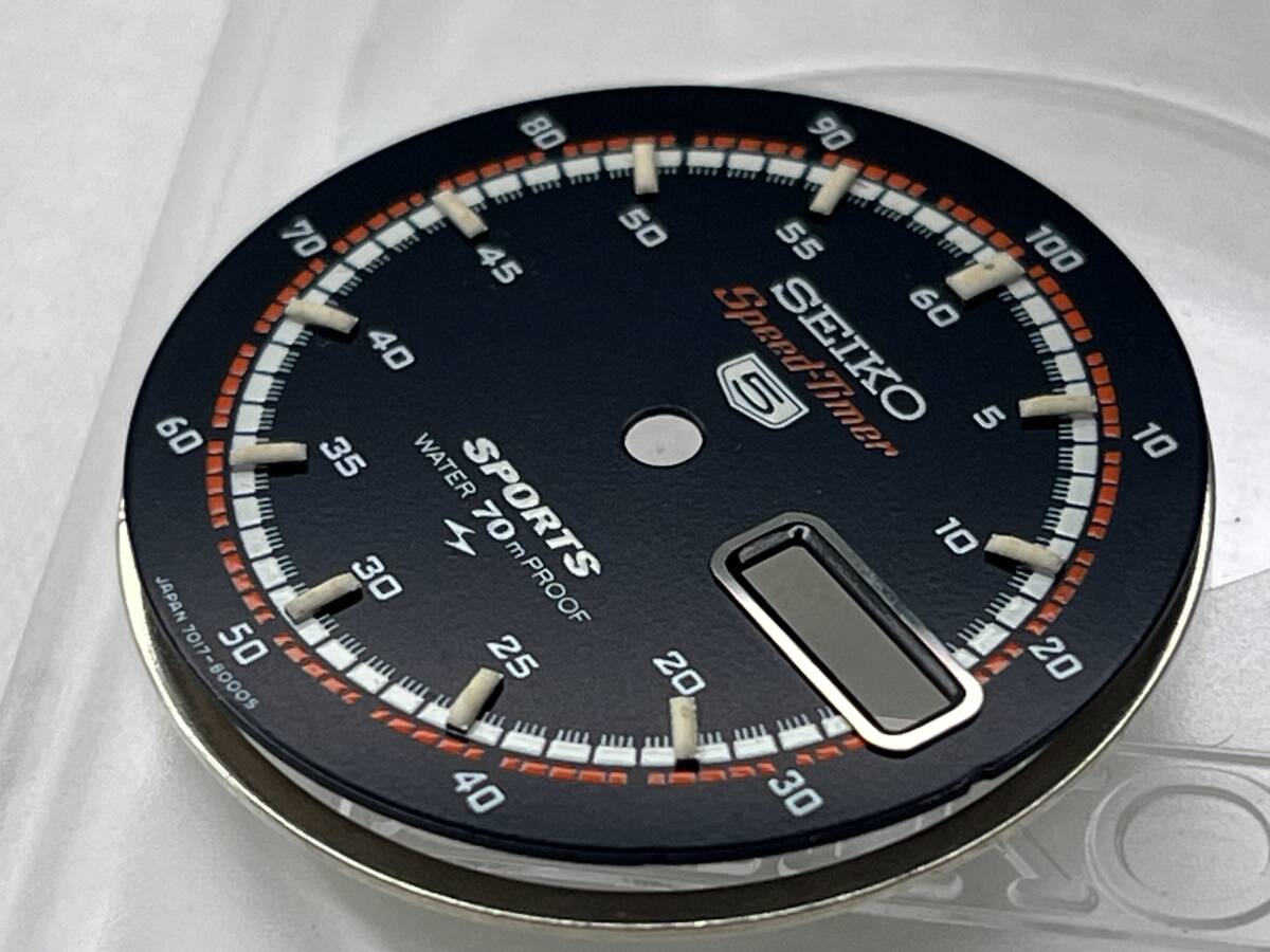 【M26】貴重品 SEIKO Speed-Timer SPORTS 7017-8000S 文字盤 部品用_画像5