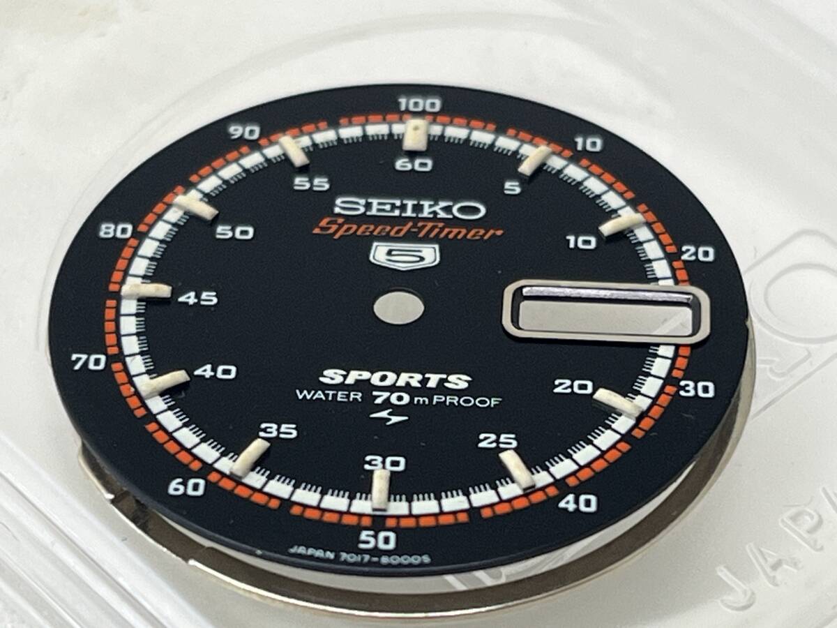 【M26】貴重品 SEIKO Speed-Timer SPORTS 7017-8000S 文字盤 部品用_画像6