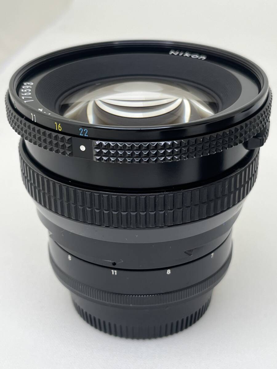 【M385】分解掃除済み Nikon PC-NIKKOR 28mm 1:4 176593 動作品_画像5