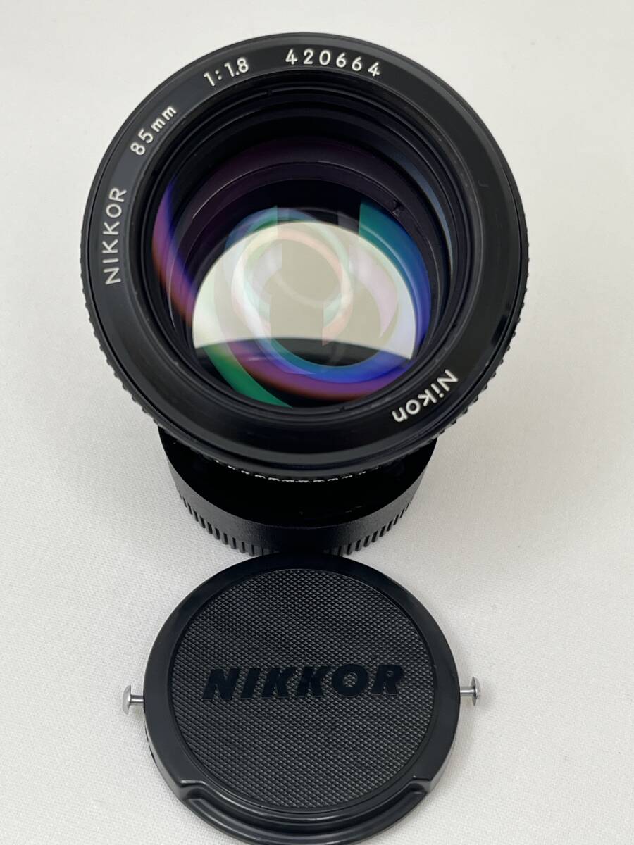 【M50】分解掃除済み Nikon NIKKOR 85mm F1.8 420664 動作品_画像1