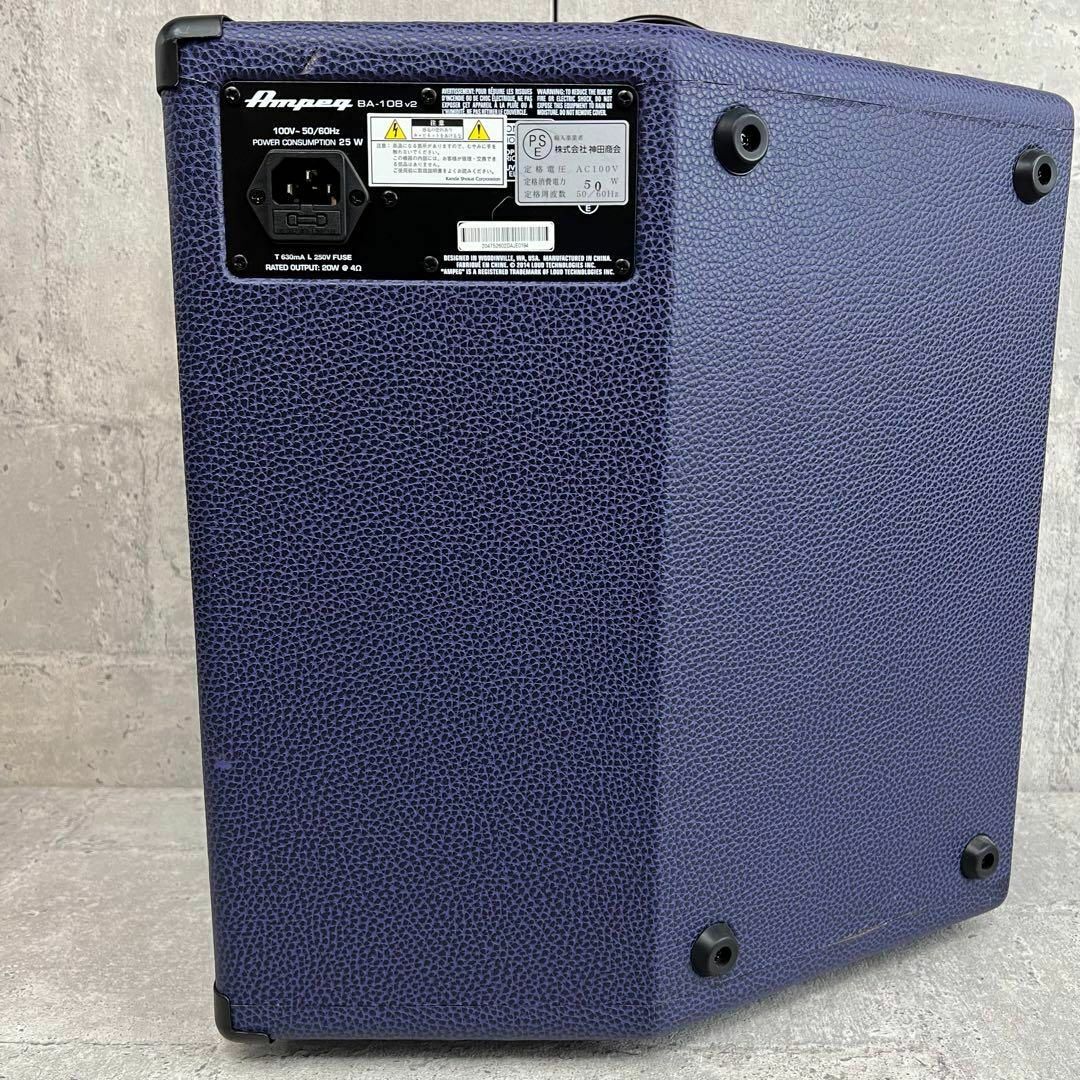 限定色】アンペグ BA-108 V2 ベースアンプパープル 美品|Yahoo 限定色】アンペグ BA-108 V2 ベースアンプパープル 美品|Yahoo