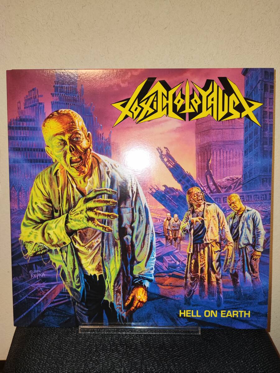 未使用 ダイ・ハード盤 Die Hard ver! Toxic Holocaust - Hell On Earth Nuclear War Now! Productions ANTI-GOTH 037 Yellow/Black Split_画像1