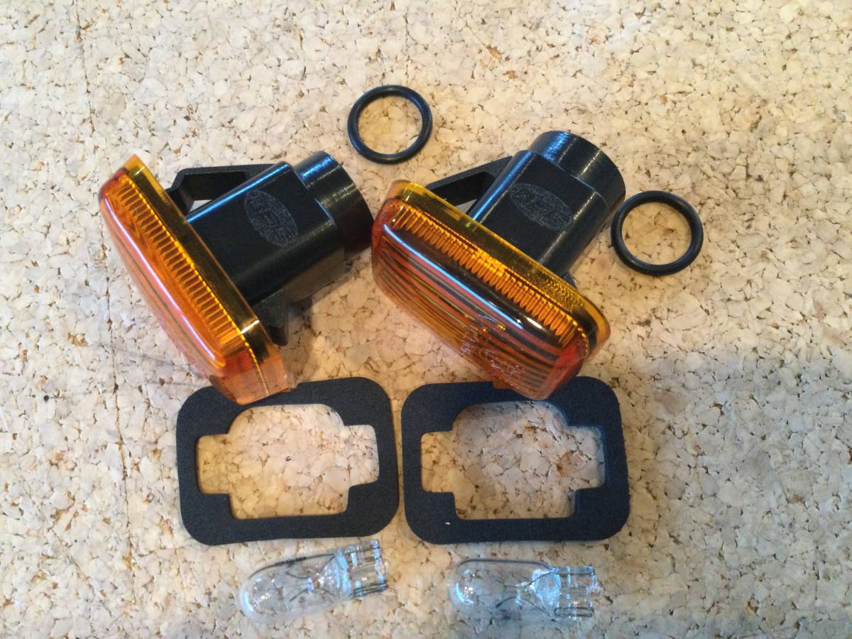  Rover Mini side marker orange ASSY clear valve(bulb) sealing 2 piece set genuine products AHU2592