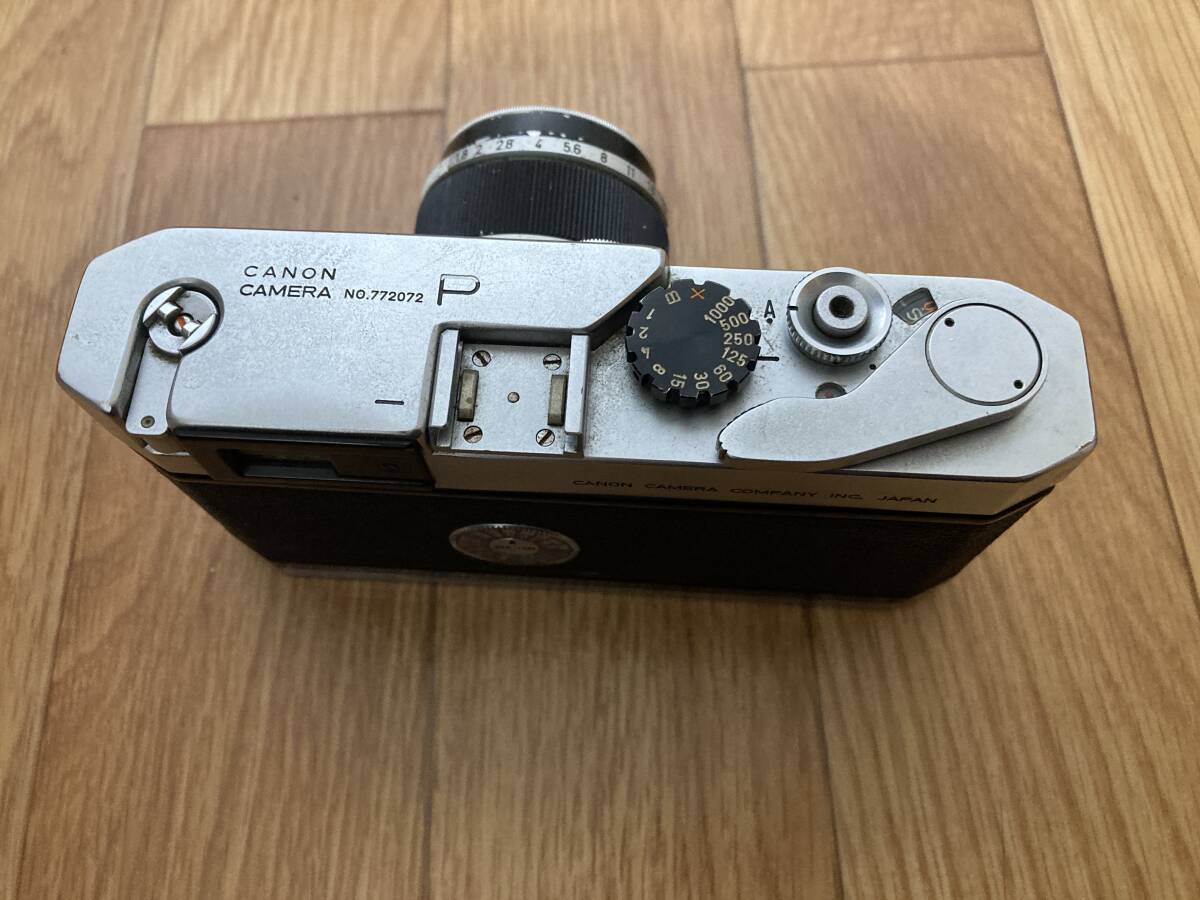 Canon P 50mm 1:1.8 Canon range finder film camera present condition goods 