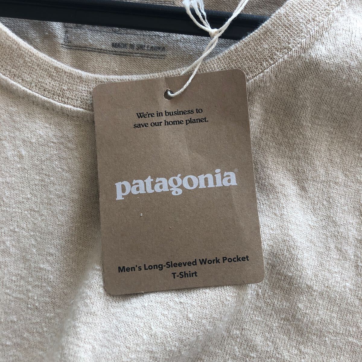 パタゴニアロンT 長袖Tシャツ ベージュ　Patagonia_画像9