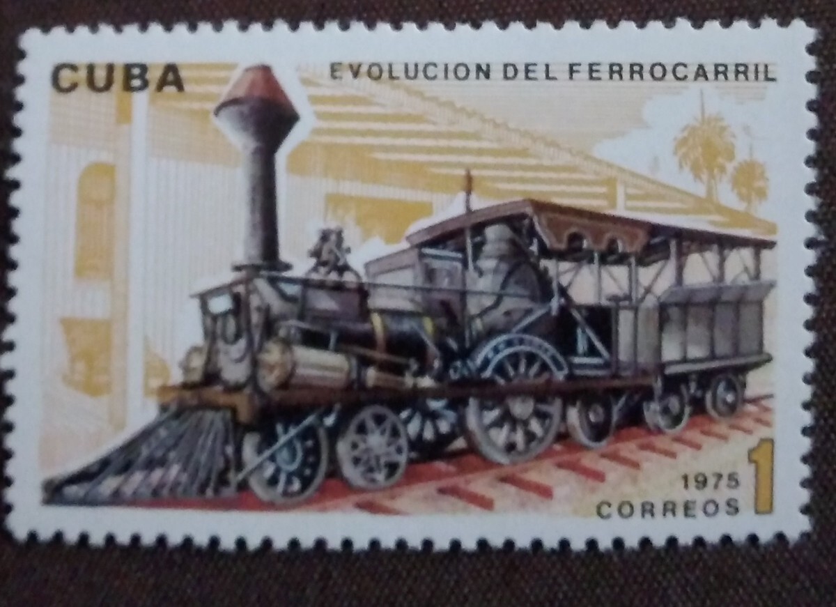 キューバ 1975 鉄道 の進化 5完 輸送 運搬 汽車 列車 機関車 未使用糊ありの画像7