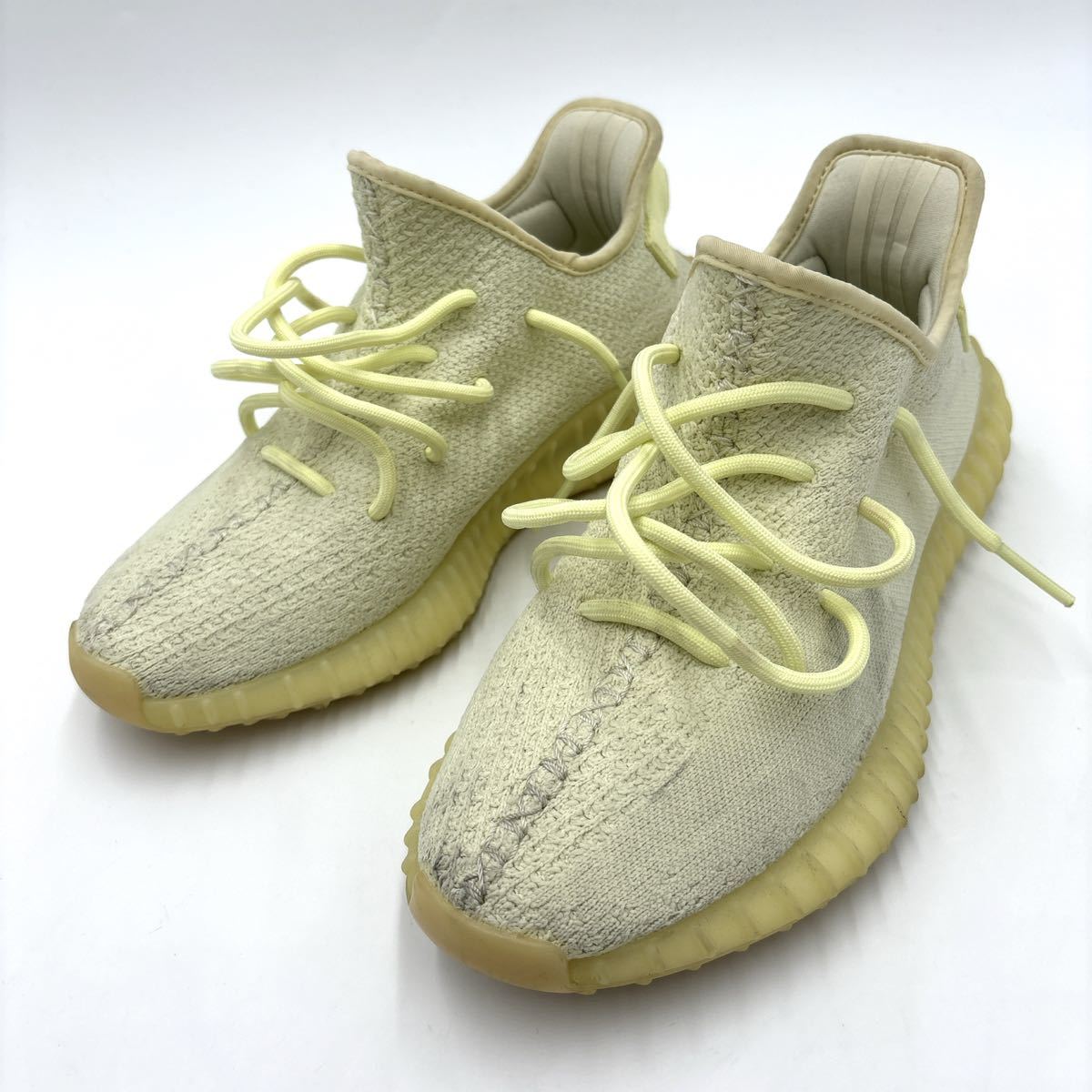 1円~ ＊ 18年製 入手困難 adidas originals アディダスオリジナルス YEEZY BOOST 350 V2 BUTTER イージーブースト スニーカー 25cm F36980_画像1