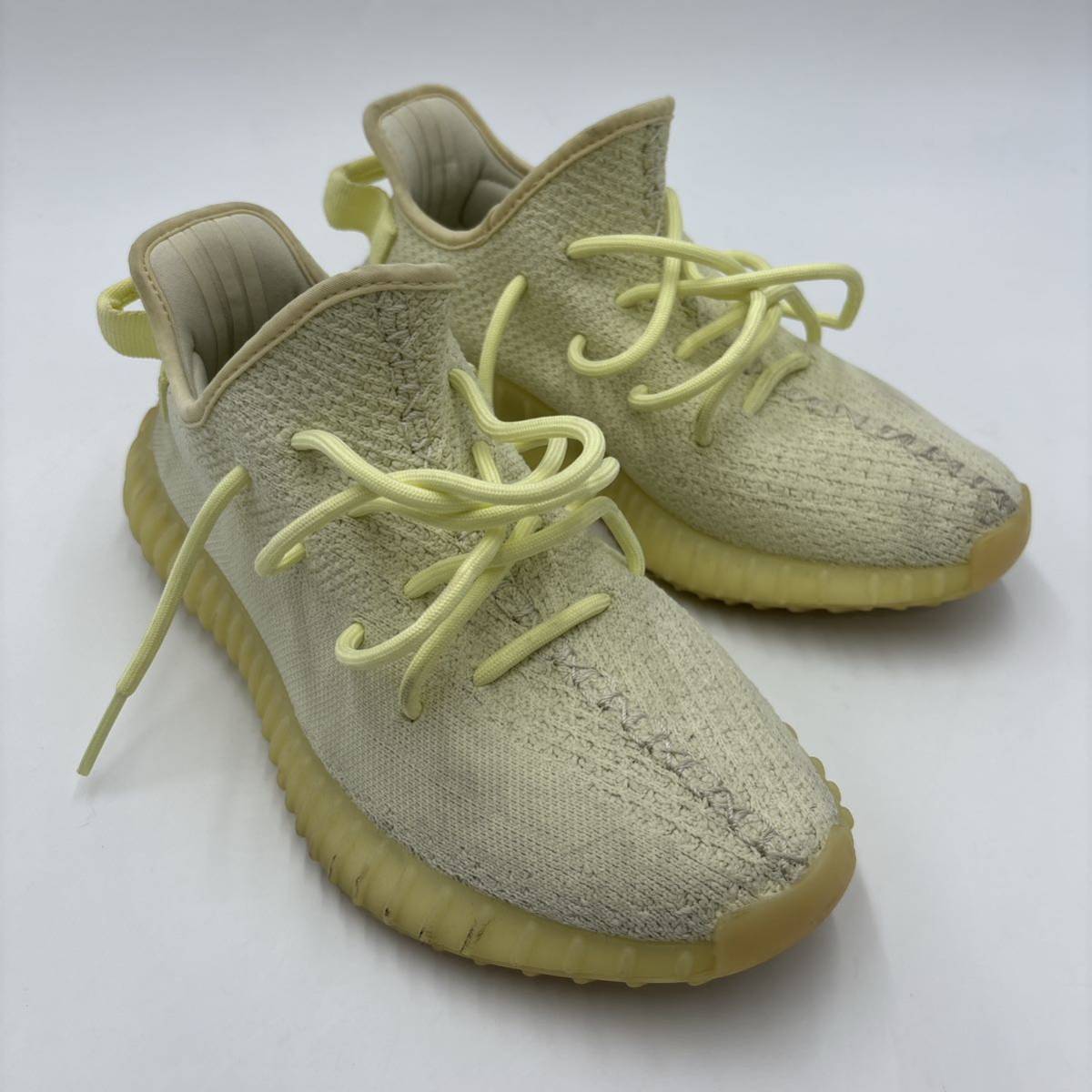 1円~ ＊ 18年製 入手困難 adidas originals アディダスオリジナルス YEEZY BOOST 350 V2 BUTTER イージーブースト スニーカー 25cm F36980_画像2