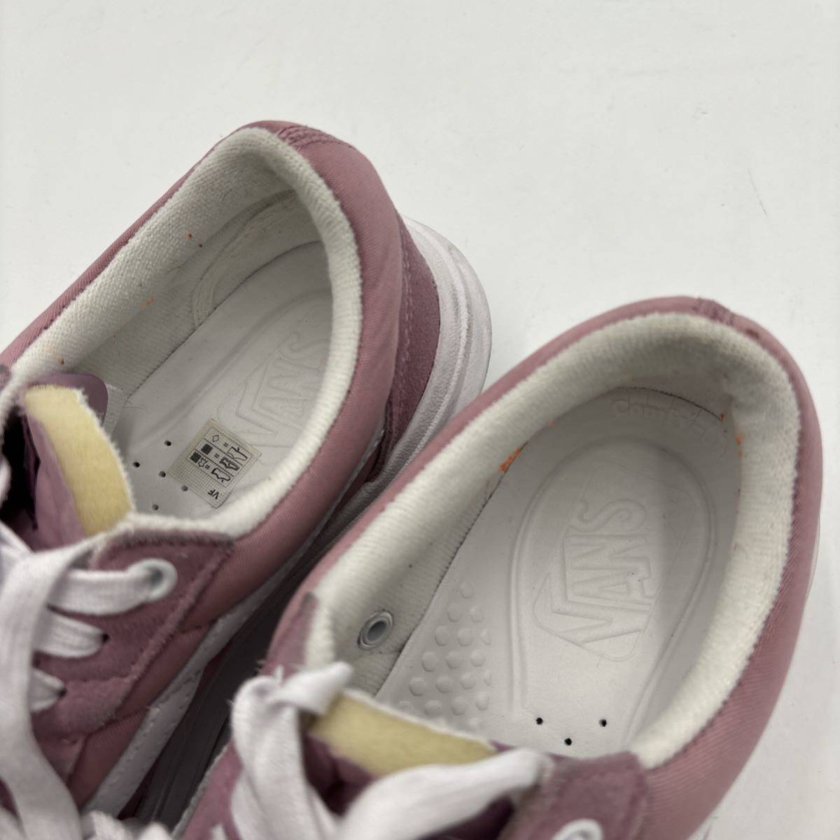 J ＊ 履き心地抜群 '人気モデル' VANS バンズ OLD SKOOL オールドスクール 厚底 ローカット スニーカー 25cm メンズ シューズ PINK_画像7