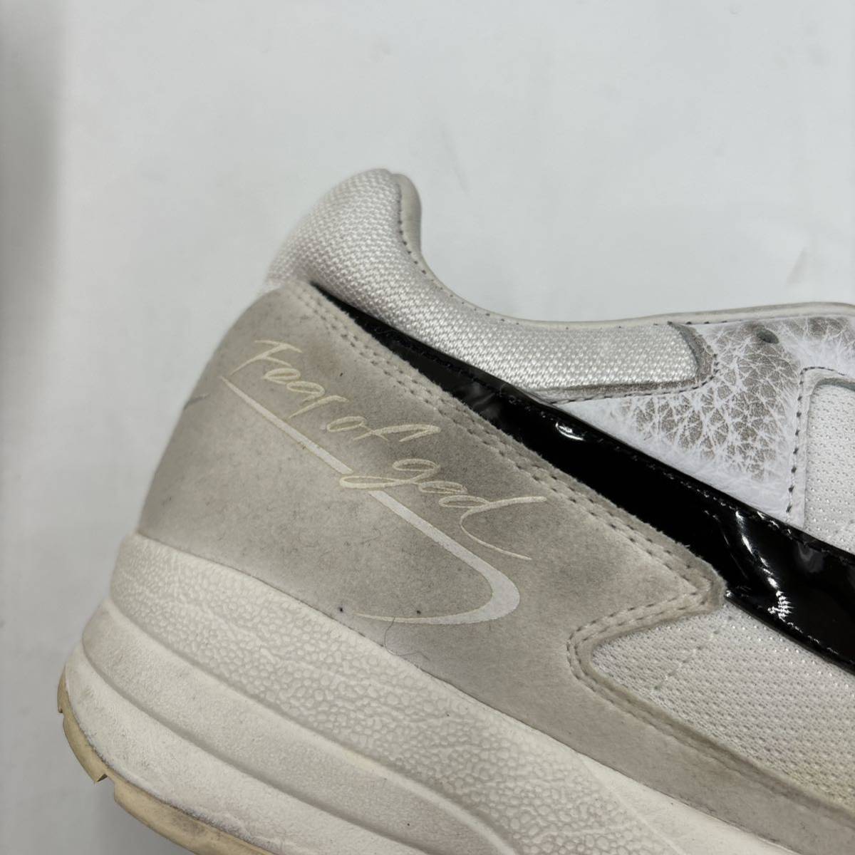 B ＊ 18年製 'コラボモデル' NIKE ナイキ 抜群 FEAR OF GOD フィアオブゴッド AIR SKYLON 2 エアスカイロン スニーカー 27.5cm BQ2752-100の画像8