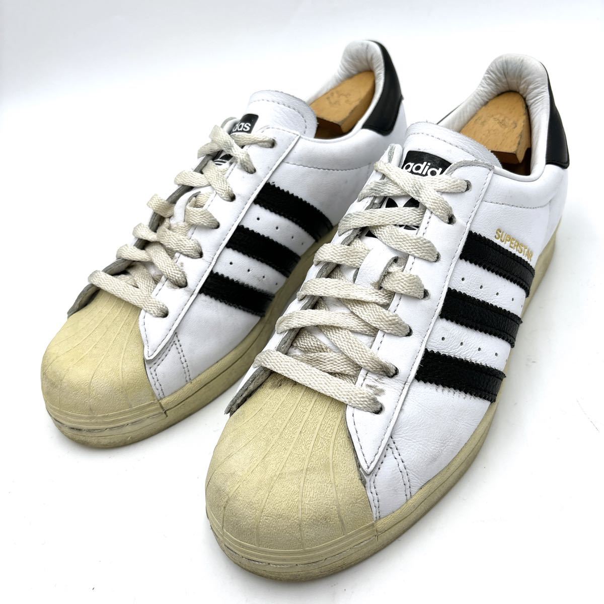 B ＊ 20年製 '名作 王道モデル' adidas originals アディダスオリジナルス SUPERSTAR スーパースター LOW CUT スニーカー 27cm FV2831_画像1