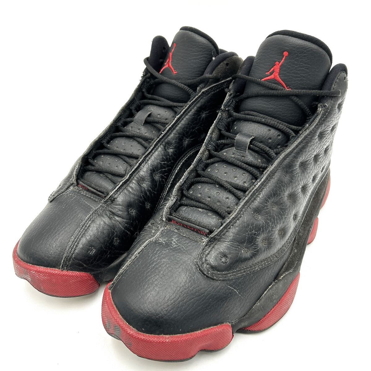 E @ 14年製 '希少 入手困難' NIKE ナイキ AIR JORDAN 13 RETRO エアジョーダン レトロ 靴 スニーカー SIZE:26cm シューズ 黒 414571-003_画像1