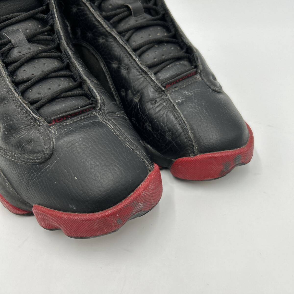 E @ 14年製 '希少 入手困難' NIKE ナイキ AIR JORDAN 13 RETRO エアジョーダン レトロ 靴 スニーカー SIZE:26cm シューズ 黒 414571-003_画像4