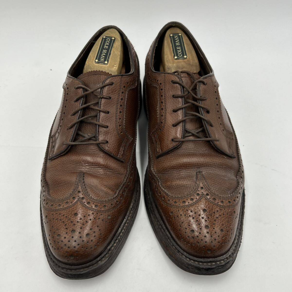 B@ 極上レザー使用 '至高の逸品' FLORSHEIM フローシャイム ROYAL IMPERIAL 本革 LEATHER 革靴 シューズ 紳士靴 ウィングチップ メダリオンの画像2