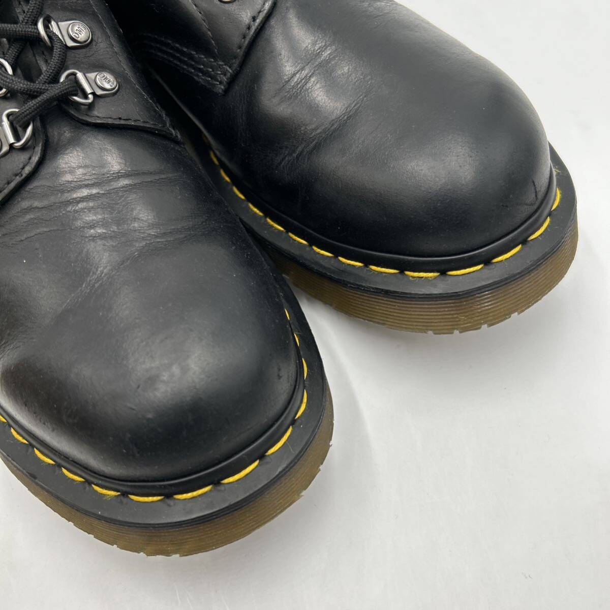 @ 良品 / 箱付き '極上レザー使用' Dr.Martens ドクターマーチン WINTERGRIP 本革 LEATHER 一部 ボア レザー ブーツ 革靴 UK10 29cm 紳士靴_画像4