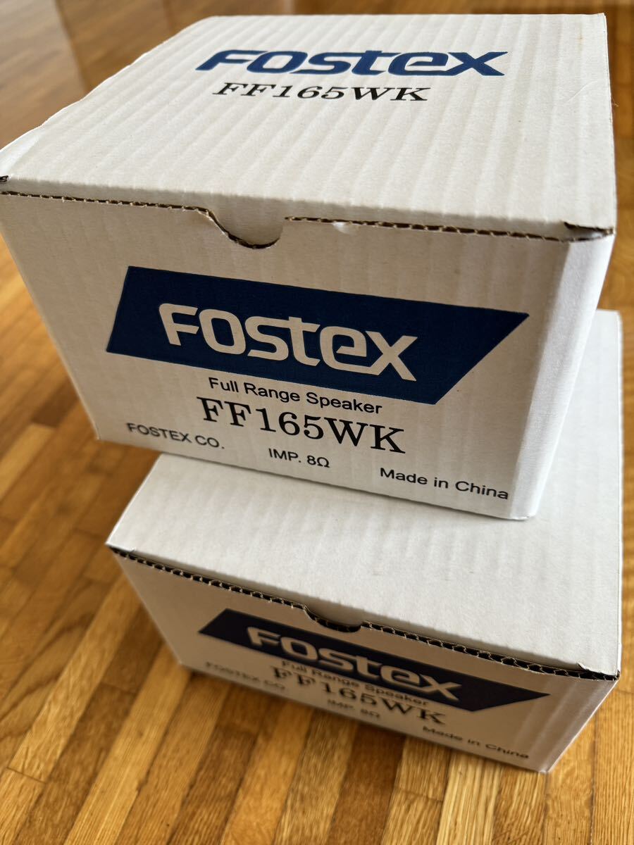 新品　未開封　FOSTEX　FF165WK　２個セット　2024年3月5日購入　購入証票つき_画像1