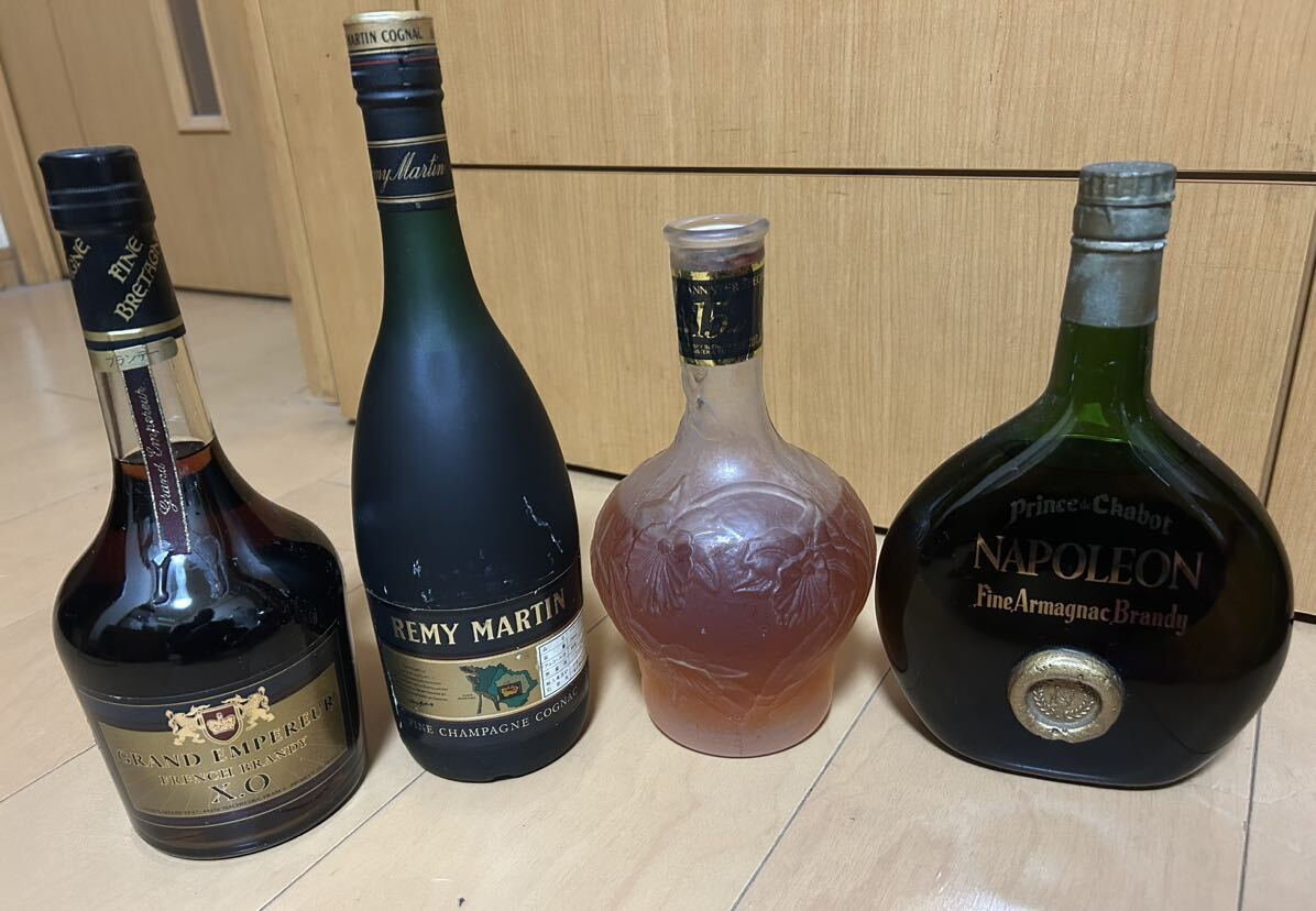 ブランデー 洋酒 古酒 4本まとめ Yahoo!オークション - 古酒 ブランデー ウイスキー 4本セット