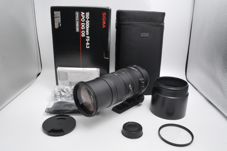 [極上美品] SIGMA APO 150-500mm F5-6.3 DG OS HSM Lens 望遠ズームレンズ for Nikon /元箱、付属品あり #42_画像2