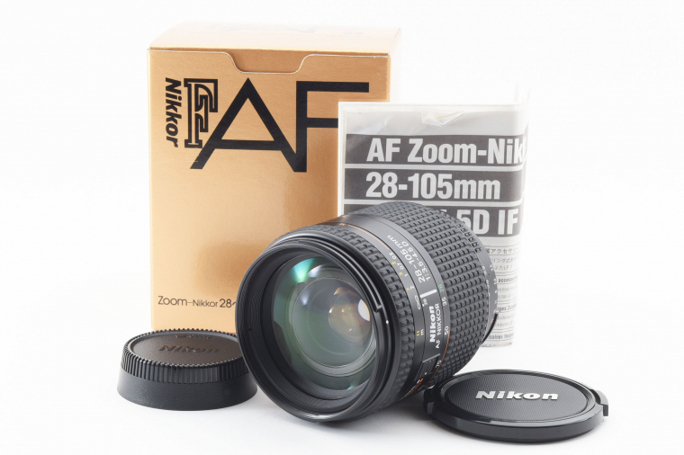 [新品同様] Nikon AF Nikkor 28-105mm F3.5-4.5 D Macro Zoom Lens /元箱、付属品あり #2082448の画像1