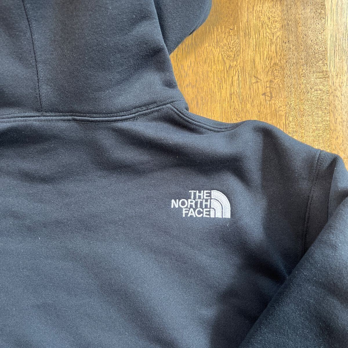 ザノースフェイス THE NORTH FACE SquareLogoHoodie スクエアロゴフーディー NT62235 スウェットパーカー プルオーバー 裏起毛 ブラック M_画像7