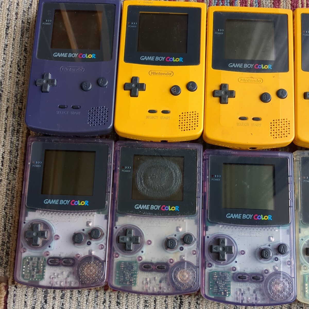 現状品　ゲーム機本体　任天堂　ゲームボーイカラー　10台　まとめ売り　まとめて　GAME　BOY　GBC　Nintendo　ニンテンドー　_画像2