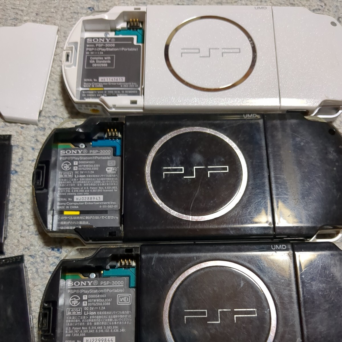 現状品　ゲーム機本体　SONY　PSP　1000 2000 3000 3006　計10台　ソニー　まとめ売り　まとめて　プレイステーションポータブル_画像8