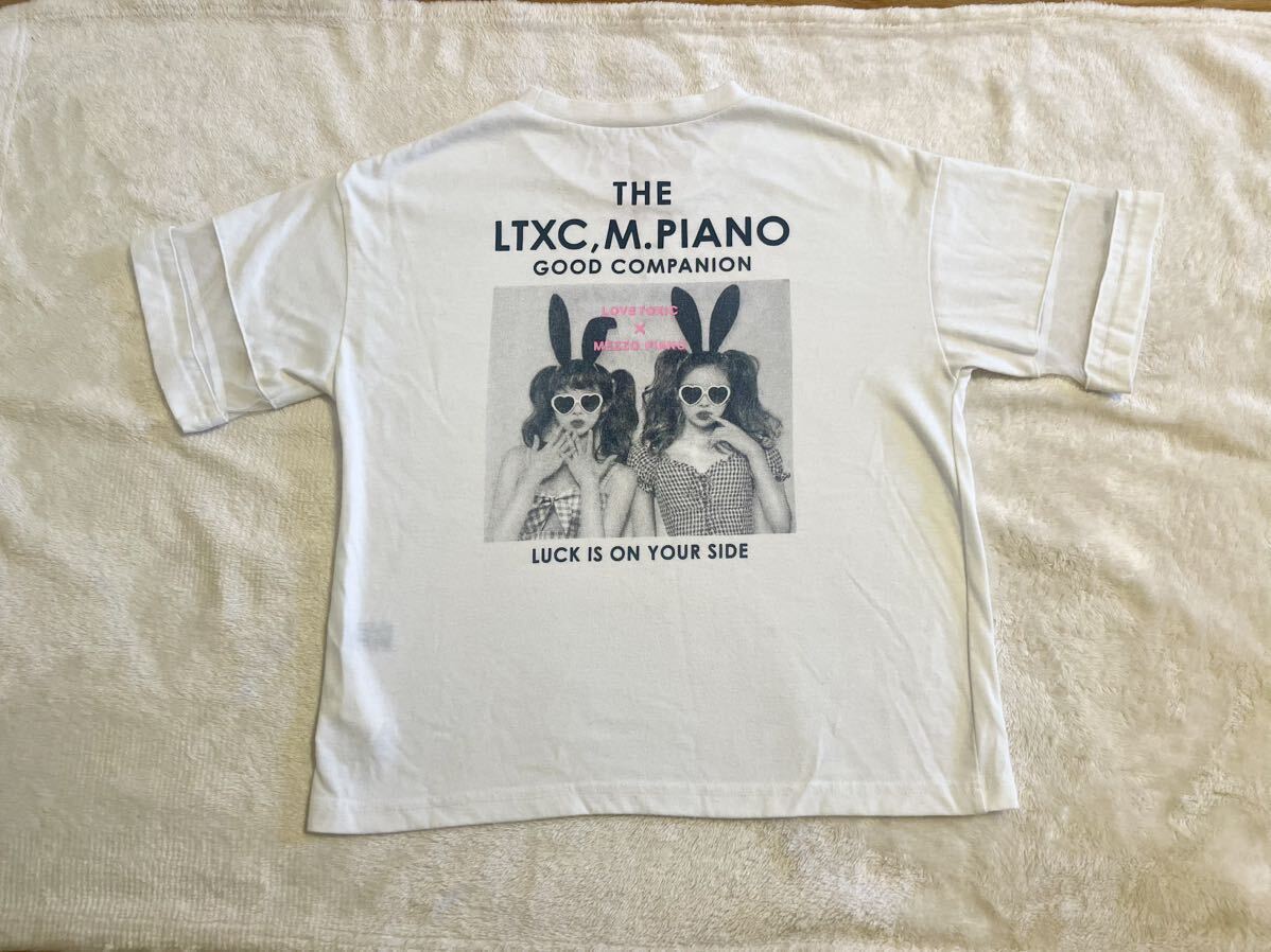  limitation Mezzo Piano × Rav toki Schic chu-rusia- Heart . empty auger nji- white collaboration 140 short sleeves T-shirt algy