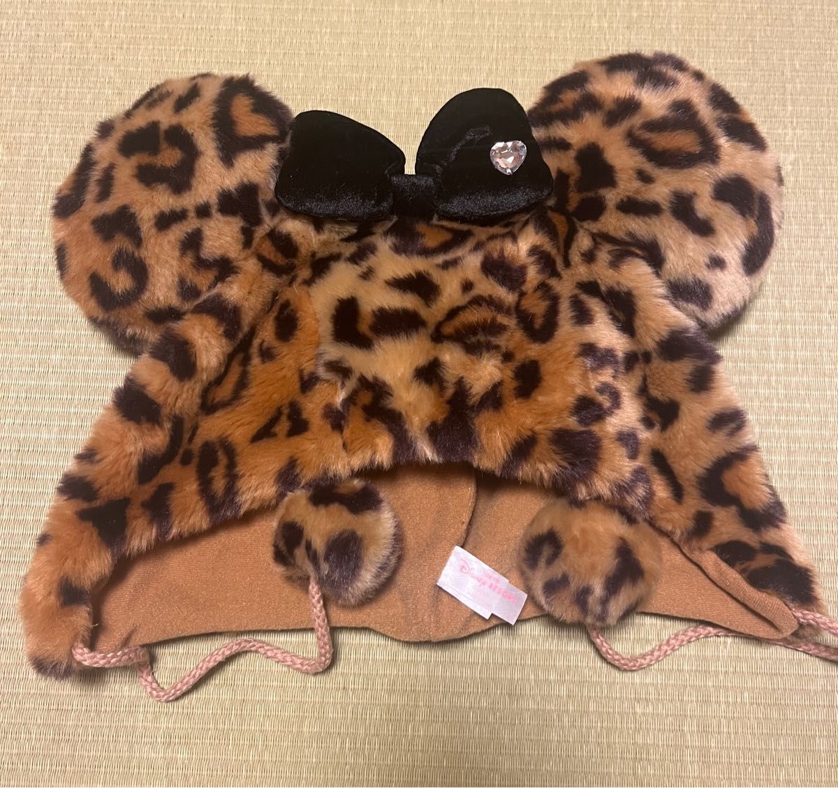ディズニー ファンキャップ ヒョウ柄 ピンク ブラウン グレー 4 ディズニー ファンキャップ ヒョウ柄 ピンク ブラウン グレー 4