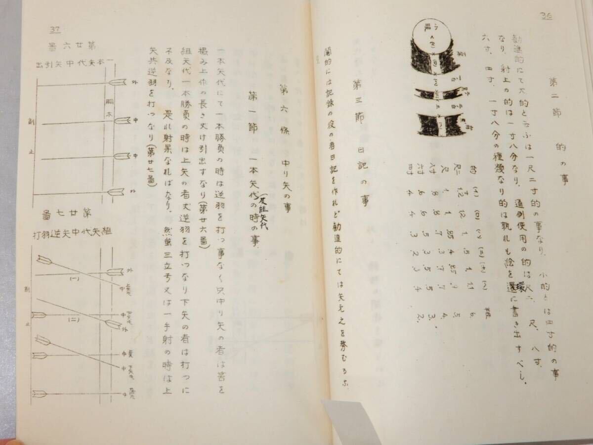 弓道教本 京都小笠原弓道「矢代式」京都小笠原弓道研究会講義録 其六 昭和5年 弓道手引き 非売品 和書_画像7