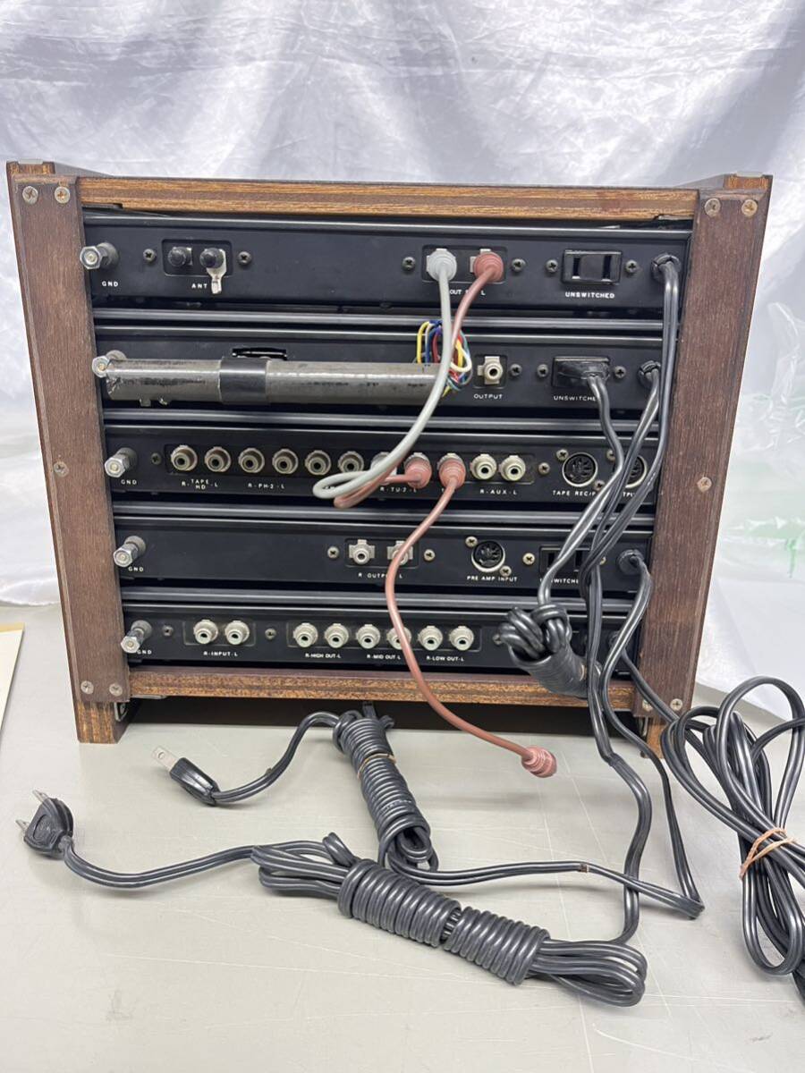  rare beautiful goods DENON Colombia MAS-160 amplifier tuner rack complete set instructions written guarantee attaching Vintage 